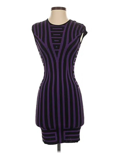 Pre-owned Rvn Cocktail Dress In Purple