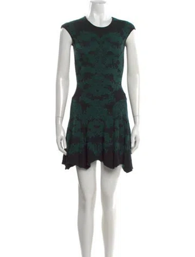 Pre-owned Rvn Floral Print Mini Dress In Multi
