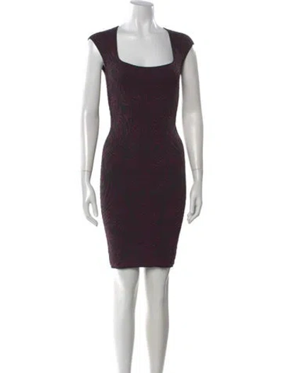 Pre-owned Rvn Paisley Print Mini Dress In Black