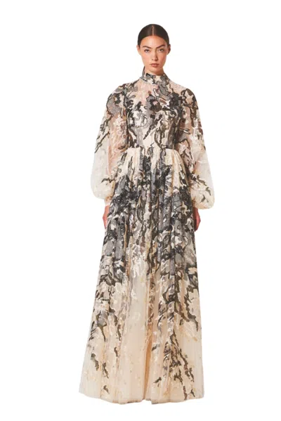 Rvng Couture Anna Gown In Neutral
