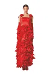 Rvng Couture Gia Gown In Red