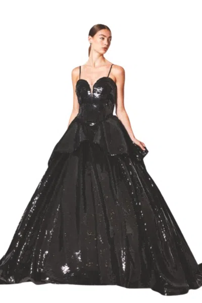 Rvng Couture Morticia Gown In Black