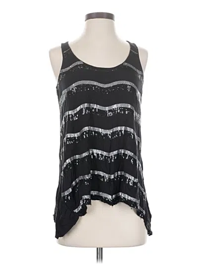 Pre-owned Rxb Sleeveless Top Black Halter Neckline Tops
