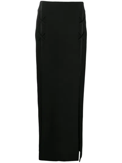 Rxquette Reverse Cady Maxirock In Schwarz
