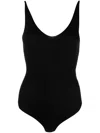 Rxquette Schimmernder Body In Black