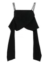Rxquette Twist Top In Black