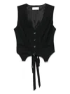 Rxquette Vault Waistcoat In Black