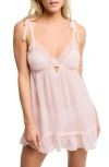 RYA COLLECTION BABYDOLL CHEMISE & PANTIES SET