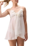 Rya Collection Charleston Babydoll Chemise & Hipster Panties Set In Multi