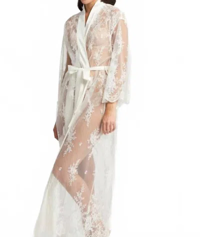RYA COLLECTION DARLING LACE ROBE - PLUS IN IVORY