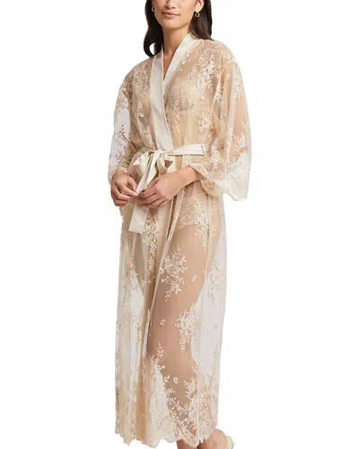Rya Collection Darling Lace Robe In Neutral