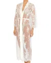 Rya Collection Darling Sheer Lace Robe In Neutral
