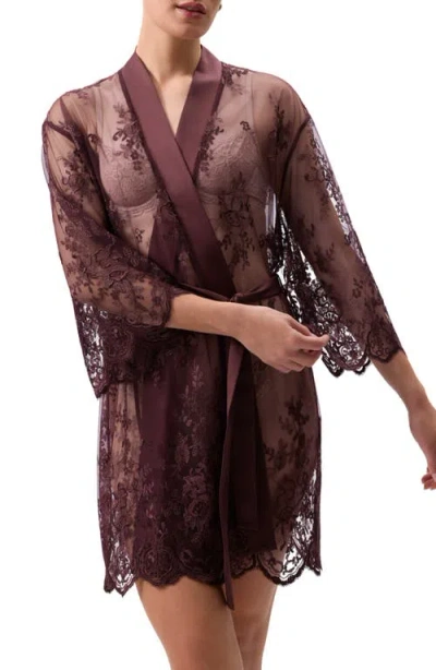 Rya Collection Darling Lace Wrap In Brown