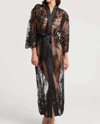 Rya Collection Darling Robe In Black