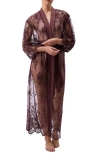 Rya Collection Darling Sheer Lace Robe In Multi