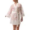 Rya Collection Dearest Sheer Robe In White