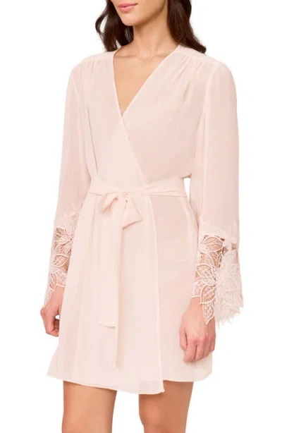 Rya Collection Delight Lace Cover-up Robe In Neutral