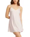 Rya Collection Fresh Satin Chemise In Blush
