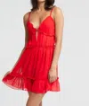 Rya Collection Frida Chemise In Cherry In Multi