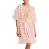 Rya Collection Froufrou Tulle Robe In Blush