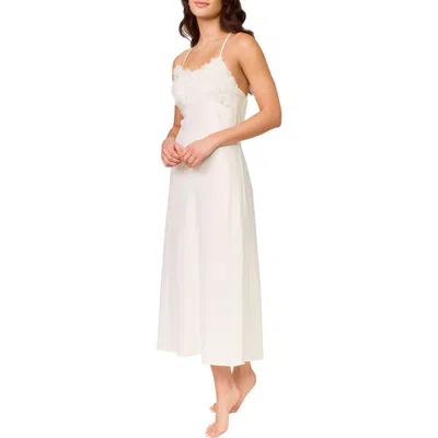 Rya Collection Haven 3d Organza Charmeuse Nightgown In Multi