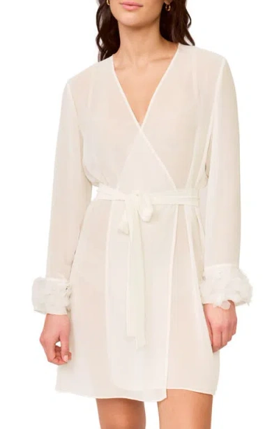 Rya Collection Haven Chiffon Robe In White