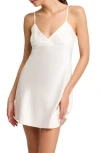 Rya Collection Imitation Pearl Charmeuse Chemise In White