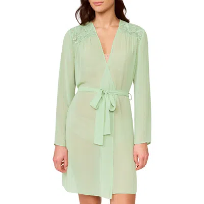 Rya Collection Isles Chiffon Robe In Green