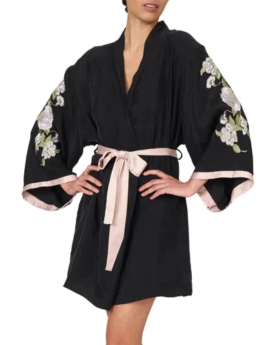 Rya Collection Magnolia Cover-up In Black