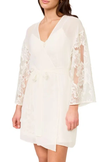 Rya Collection Royale Chiffon Robe In White