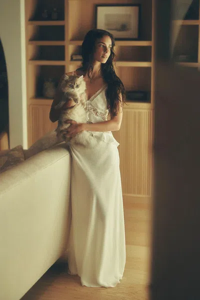 Rya Collection Seraphine Slip Gown In White