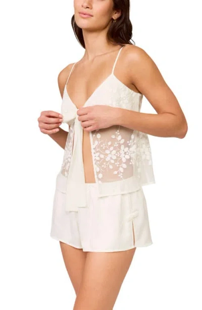 Rya Collection Tidal Short Pajamas In Gray