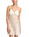 Rya Collection Vija Sheer Chemise In Ivory