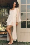 Rya Collection Voltaire Robe In White