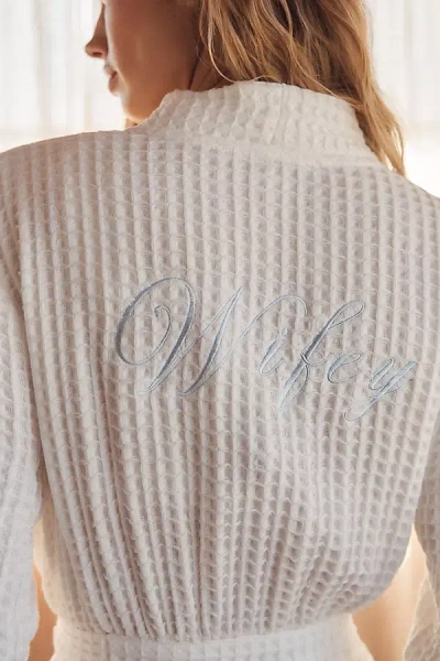 Rya Collection Wifey Waffle Long Robe