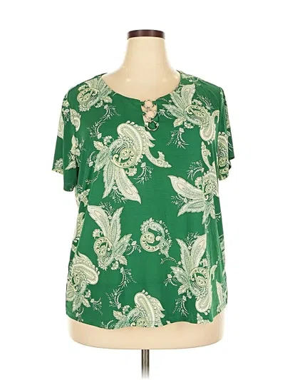 Pre-owned Ryan Michelle Short Sleeve T-shirt In Green