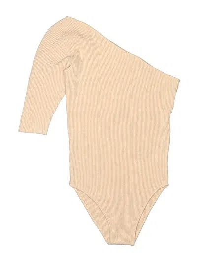 Pre-owned Ryan Roche Bodysuit In Brown