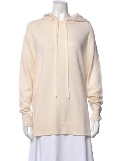 Pre-owned Ryan Roche Cashmere Crew Neck Sweater In Neutral