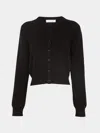 Ryan Roche Cashmere Cropped Crew-neck Cardigan Size: Xs