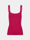 Ryan Roche Cashmere Featherweight Ribbed Tank Top Size: M