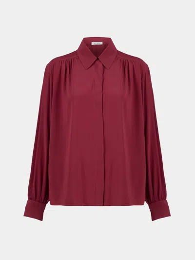 Ryan Roche Silk Collared Blouse Size: M