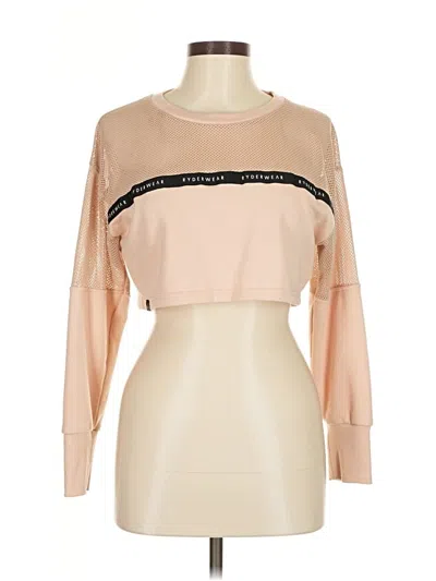 Pre-owned Ryderwear Long Sleeve T-shirt In Brown