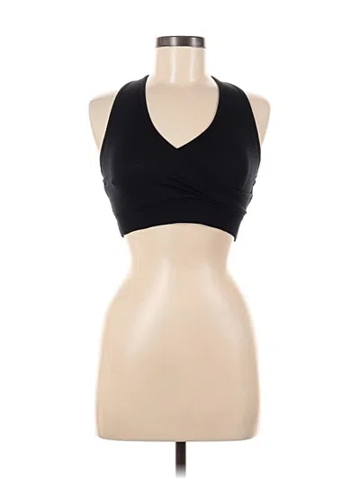 Pre-owned Ryderwear Tank Top Black Halter Neckline Tops