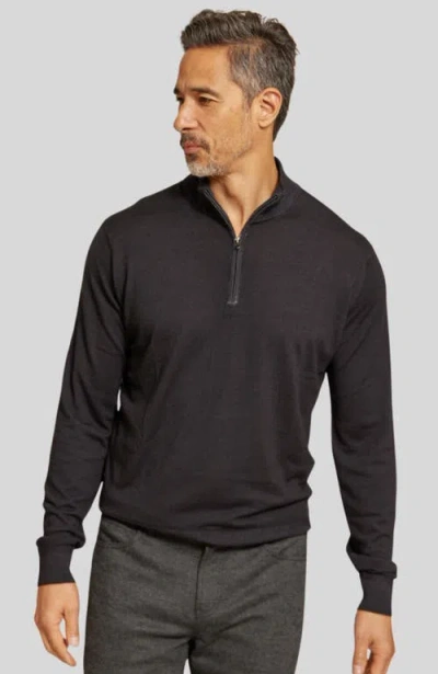 Rye 51 The Archer Long  Sleeve Sweater In Black