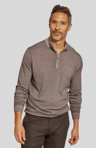Rye 51 The Archer Long  Sleeve Sweater In Brown