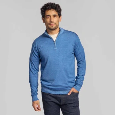 Rye 51 The Banks Long  Sleeve Sweater In Blue