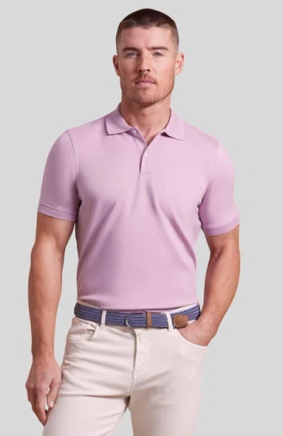Rye 51 The Holden Short Sleeve Polo In Purple