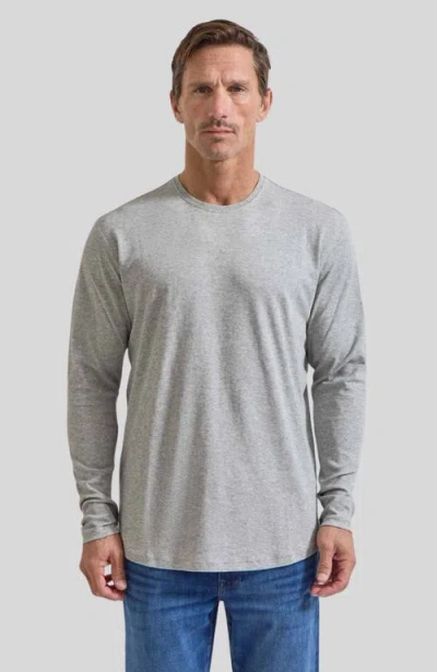 Rye 51 The Luxe Supima Long Sleeve Crew In Gray