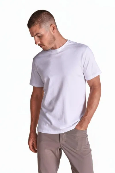 Rye 51 The Luxe Supima Tee In White