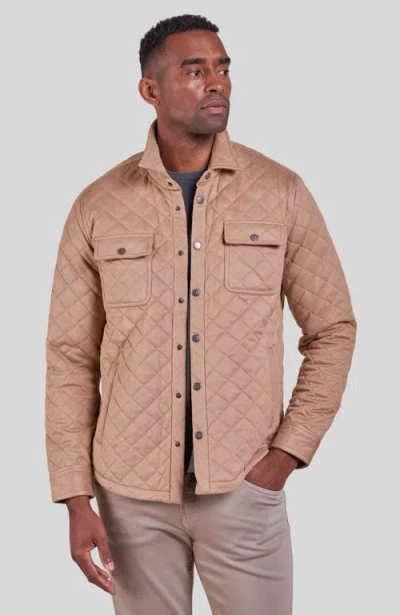 Rye 51 The Pike Quilted Jacket In Brown